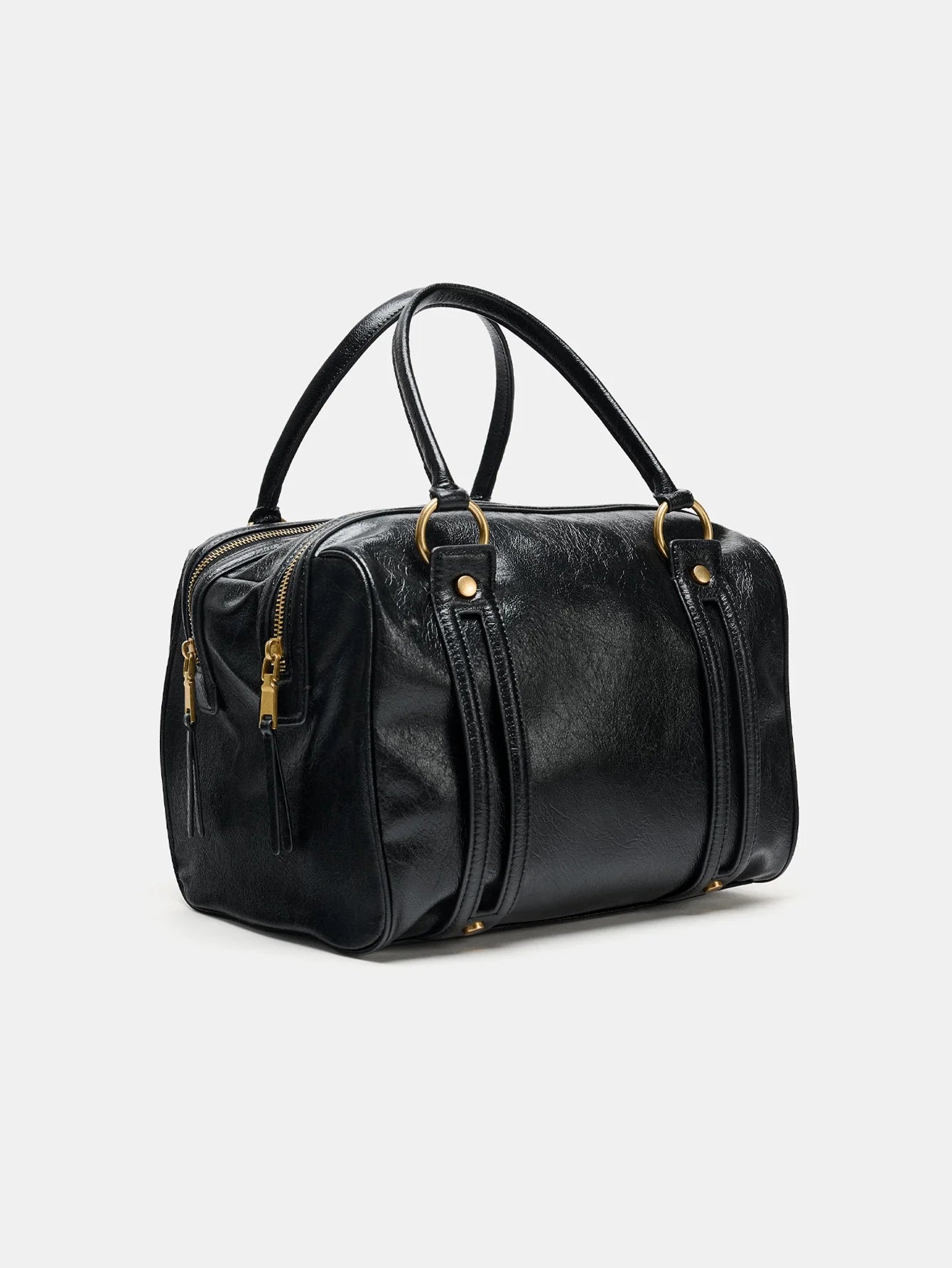 Női kézitáska - Boston vödrös táska - egyvállas felsőrészű kézitáska - designer keresztpántos táska - többzsebes keresztpántos táska - designer