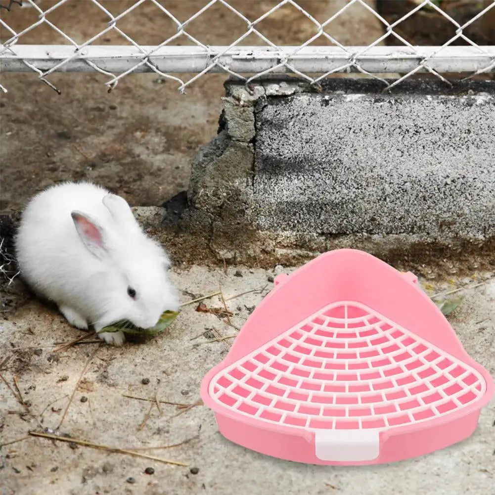 Nyúl Alomtálca Toalett Állat Bili Tréner Nyuszik Sarok Doboz Görénynek, Hörcsögnek , Macskának ,Tengerimalac Toalett Bo P3L3