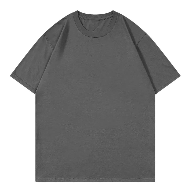 Prémium minőségű, organikus, 100% pamutból készült, egyszínű férfi pólók, normál pamutból készült, lezser, kerek nyakú, unisex, nyári pólók