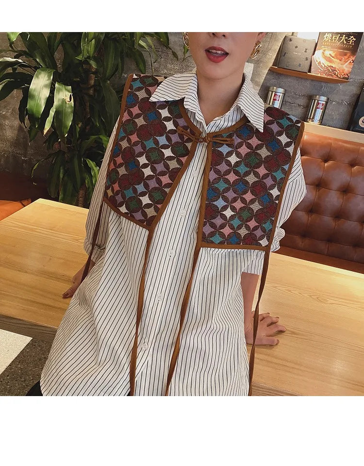 Mellények Női Hímzett Fűzős Sikkes Vintage Mindenféle Alkalmi Koreai Divat Nyári Klasszikus Elterjedt Mellény Harajuku Finom