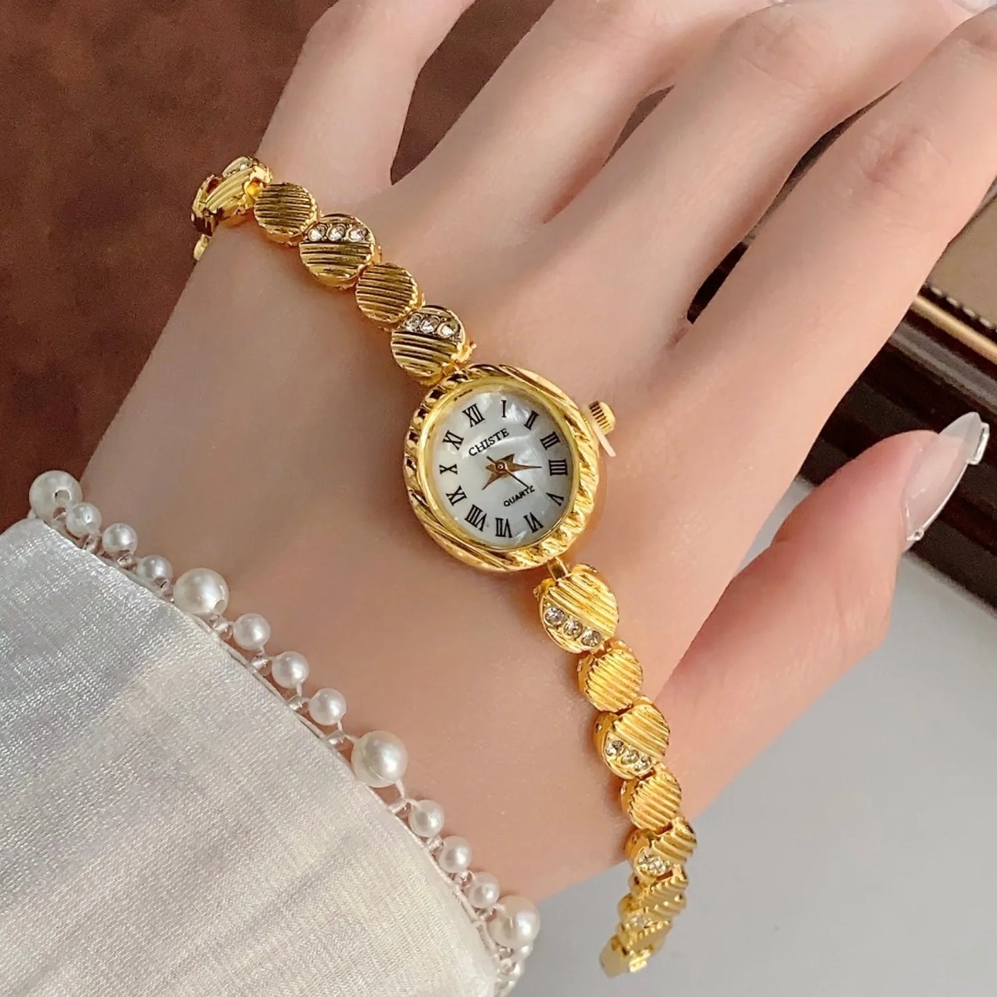 Női karórák Top márkájú luxus karórák női divatos arany karkötős óra női elegáns óra női montre femme