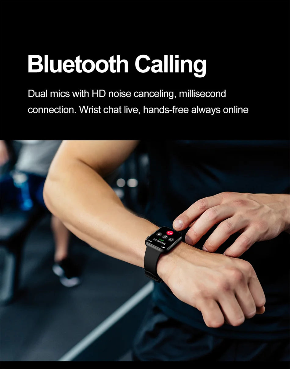 Új okosóra nőknek, teljes érintőképernyős, Bluetooth hívás, vízálló órák, sport fitneszkövető, okosóra hölgyeknek, Reloj Mujer