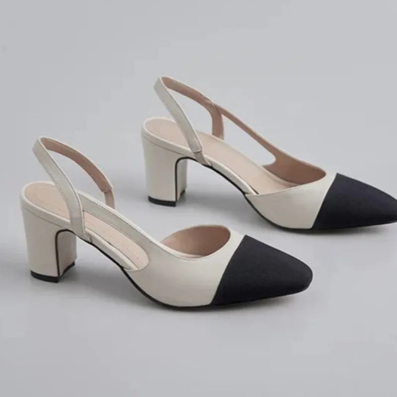 2026 új női cipők divatos szögletes fejű magas sarkú szandálok női elegáns francia alkalmi cipők designer cipők Zapatos Mujer