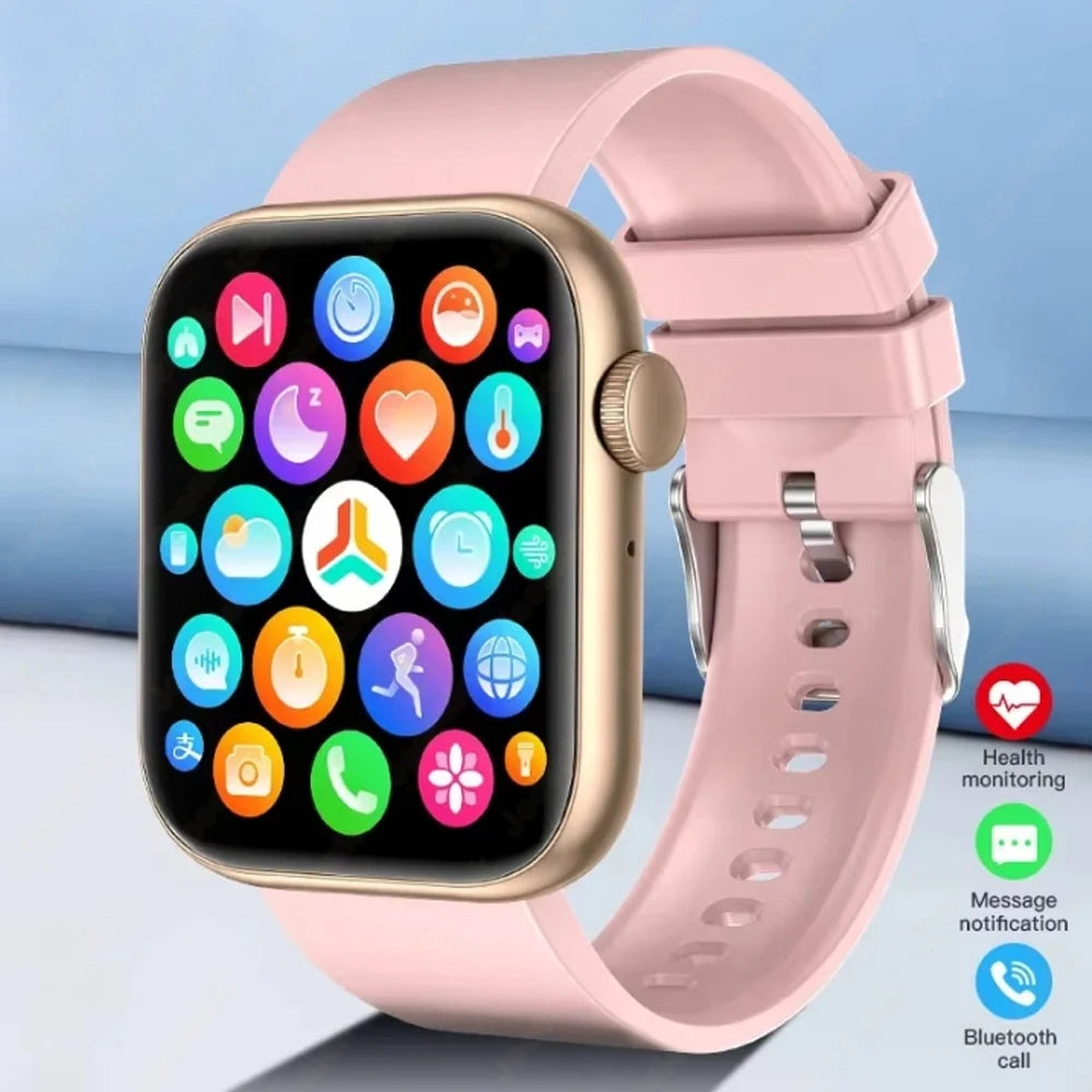 Új okosóra nőknek, teljes érintőképernyős, Bluetooth hívás, vízálló órák, sport fitneszkövető, okosóra hölgyeknek, Reloj Mujer