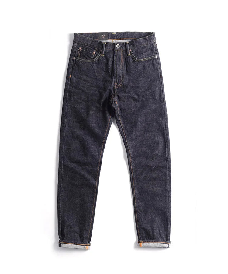 Piros Tornado Customized Tapered Jeans 14oz Selvedge Denim Nadrág Sanforized