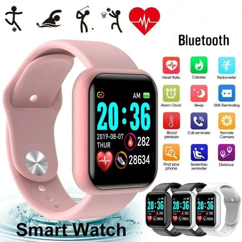 Okosóra nőknek, férfiaknak, Bluetooth-os telefonlejátszó, zene, fitnesz, sport karkötő, alvásfigyelő, digitális órák