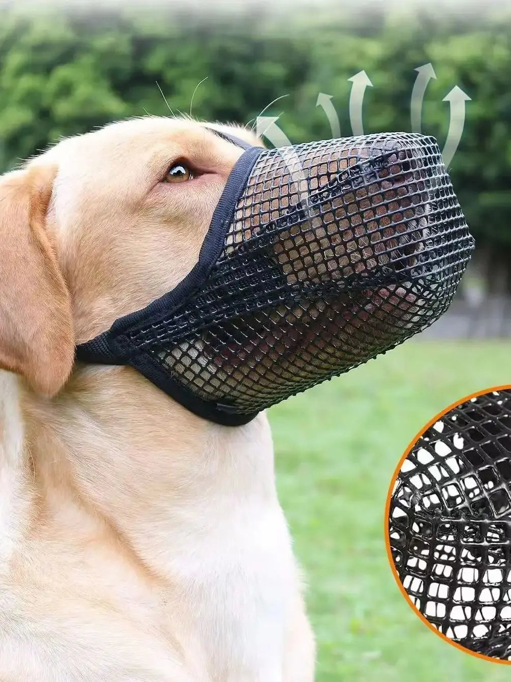 Kutya szájkosár háló nagy kutyáknak légáteresztő rács megakadályozza a véletlenszerű evést, hagyja abba az ugatást golden retriever kutya szájkosár maszk