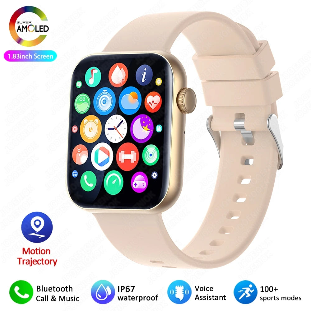 Új okosóra nőknek, teljes érintőképernyős, Bluetooth hívás, vízálló órák, sport fitneszkövető, okosóra hölgyeknek, Reloj Mujer