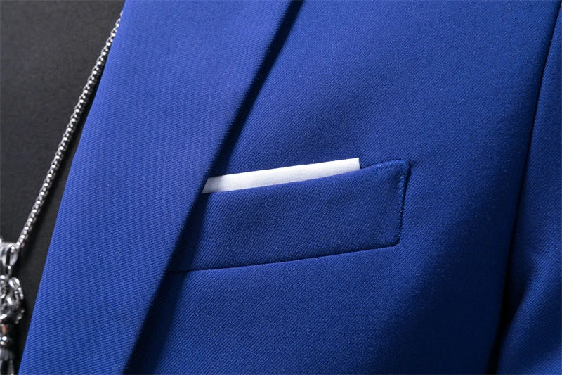 6XL-M (öltöny+nadrág) kiváló minőségű egyszínű, öltönyök 2 darabos férfi szett 16 színben