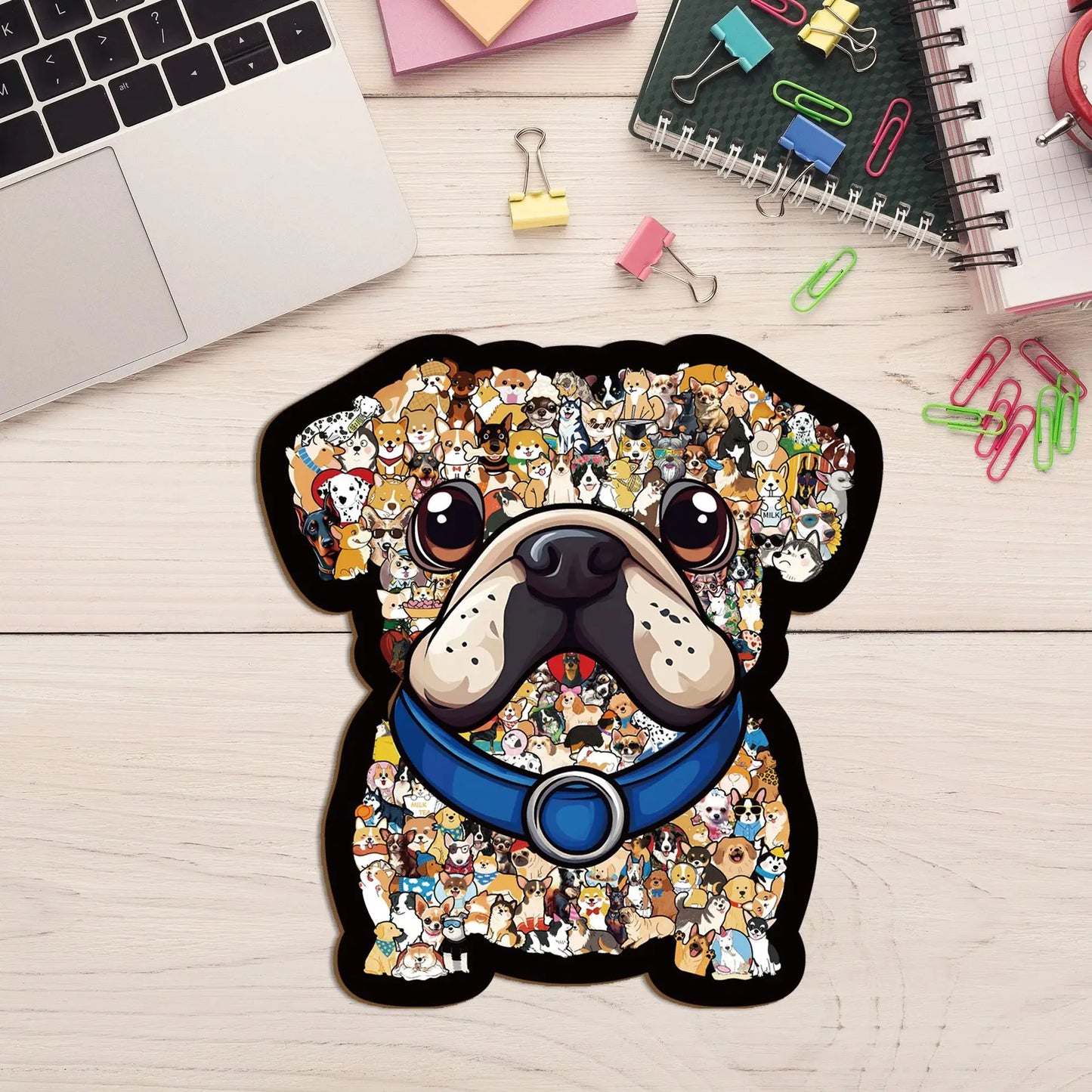 Kutya fa puzzle felnőtteknek szabálytalan kirakós játék oktatójáték kiváló minőségű lakberendezés fali dekoráció születésnapi ajándékok gyerekeknek