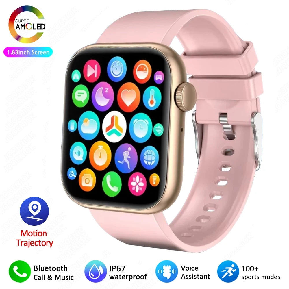 Új okosóra nőknek, teljes érintőképernyős, Bluetooth hívás, vízálló órák, sport fitneszkövető, okosóra hölgyeknek, Reloj Mujer