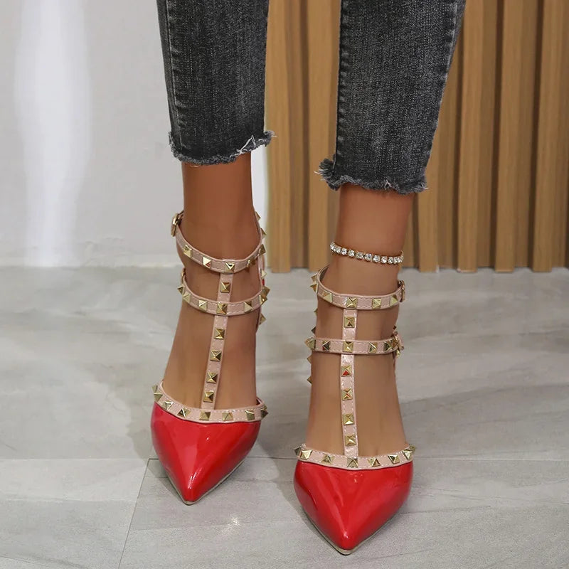 Cipők Női 2022 Nyári Női Magassarkú Valentin Napi Cipők Női Hegyes Orrú Pumps Női Cipő Zapatos Chaussure Femme