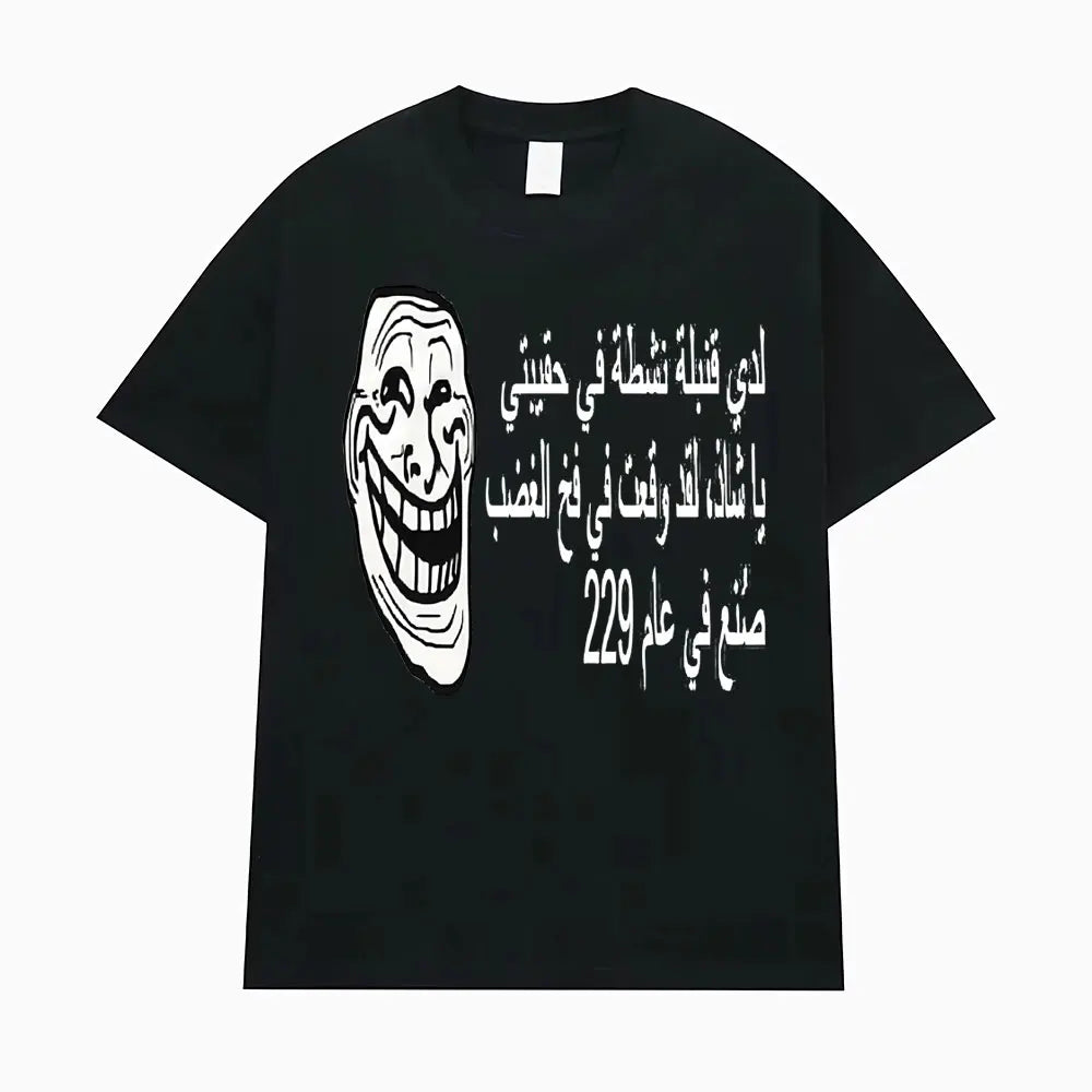 Dark Internetcore  Vicces Mém Póló Férfi