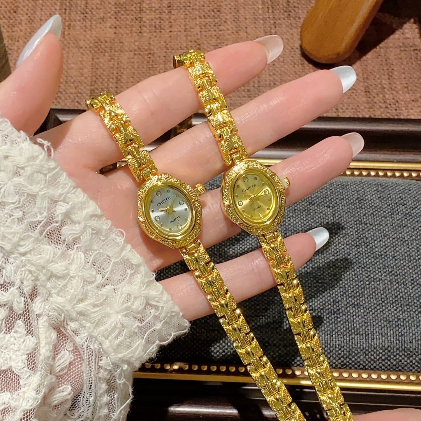 Női karórák Top márkájú luxus karórák női divatos arany karkötős óra női elegáns óra női montre femme