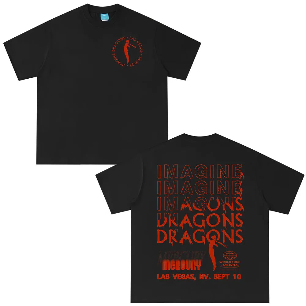 Imagine Dragons Band Loom World Tour 2025 póló Férfi Női ruházat