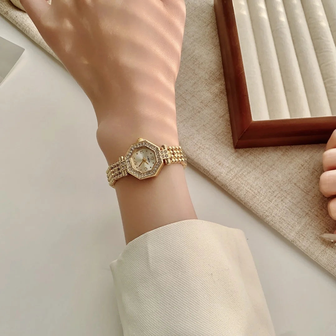 Női karórák Top márkájú luxus karórák női divatos arany karkötős óra női elegáns óra női montre femme