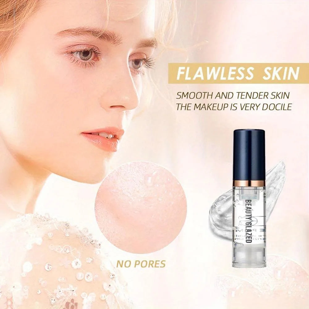 BEAUTY GLAZED 3 darabos arcsmink készlet, matt, tartós, vízálló folyékony alapozó + primer + puff