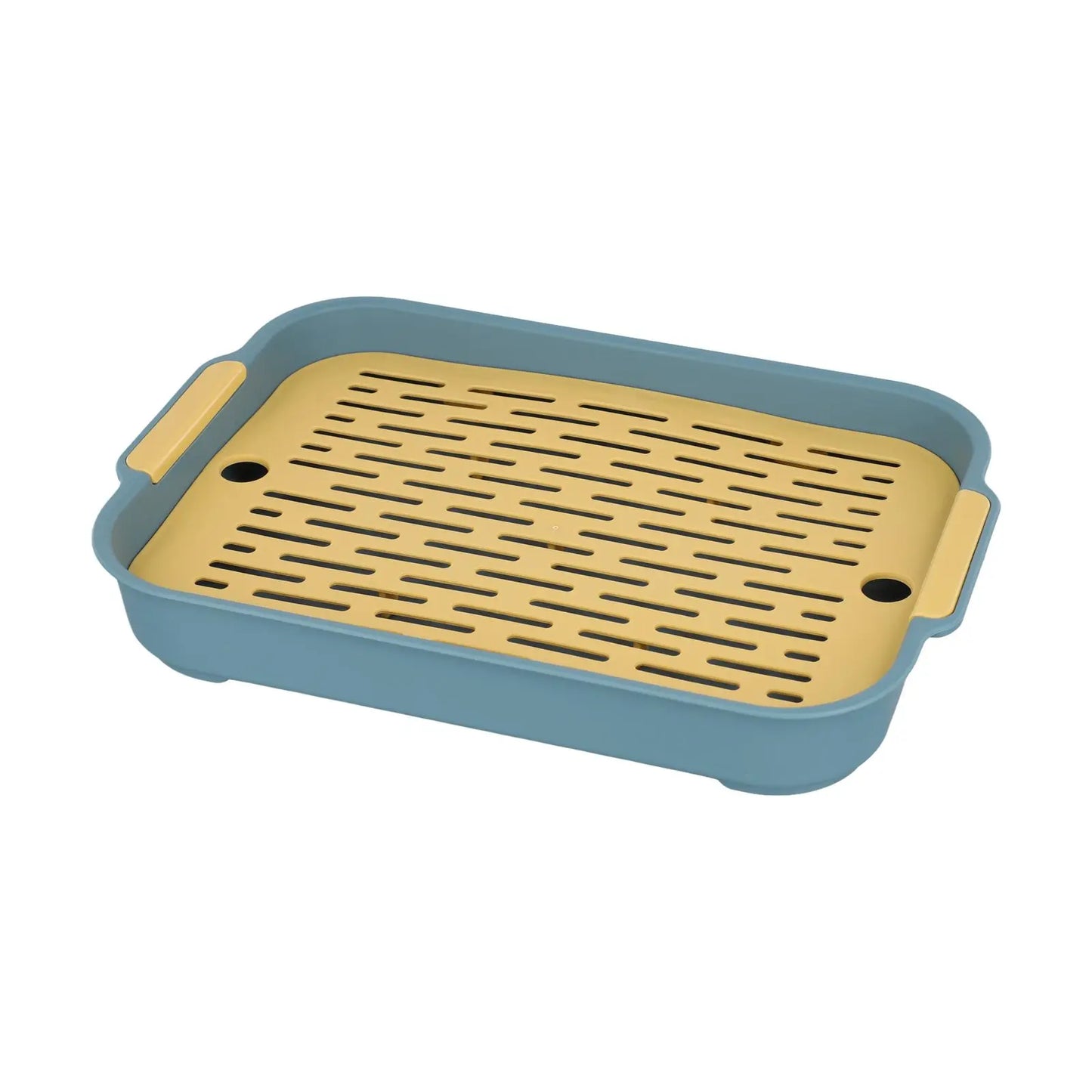Tálca Nyúl Alomtálca Nagy Tér Sima Sarokkal Levehető Kialakítás 27x18,5x4cm Kék Kisállat Kiképzéshez Kisállat Kiképzéshez