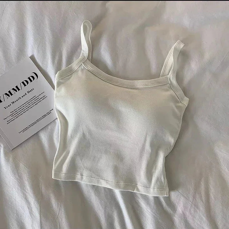 Crop Top Női Szexi Ujjatlan Felsők Divat Női Fehérnemű Női Kamiszole Lány Alap Póló Mellény Fehérnemű Melltartók Tube Topok Forró