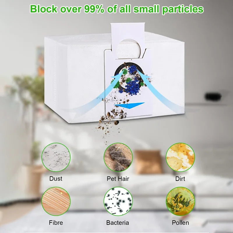 Porzsák Ecovacs Deebot T20 OMNI / T20 / T20 Max / T20 Pro / X1 OMNI / X1 TURBO / T10 OMNI / T10 TURBO porszívókhoz, felmosó kendő tartozékok