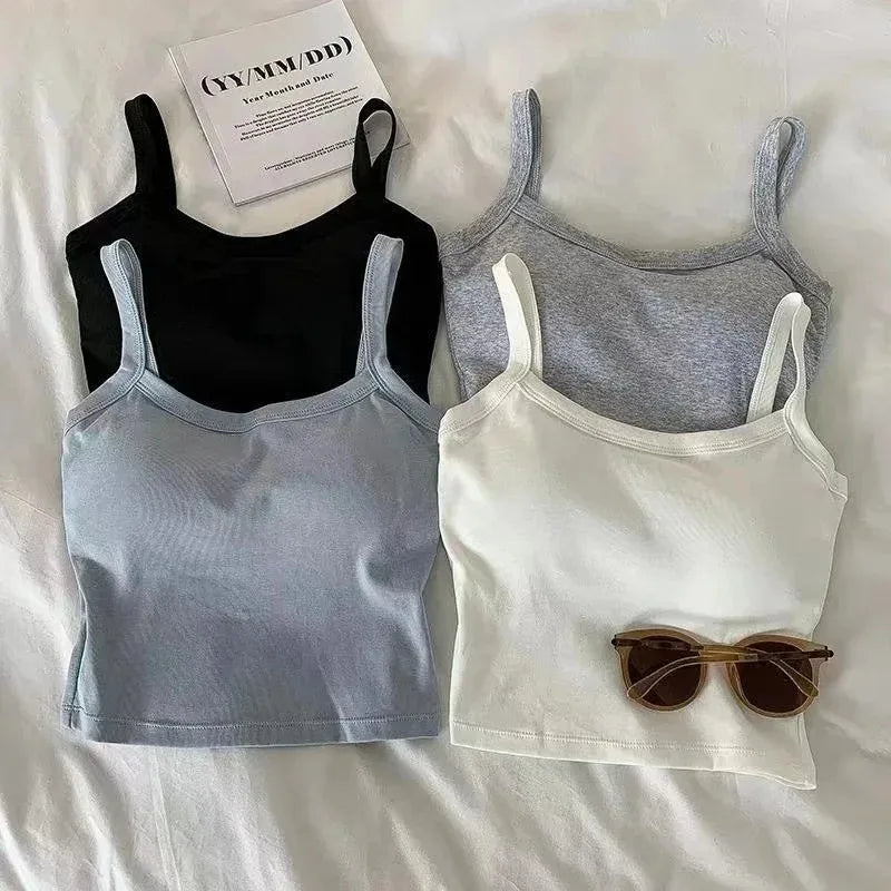 Crop Top Női Szexi Ujjatlan Felsők Divat Női Fehérnemű Női Kamiszole Lány Alap Póló Mellény Fehérnemű Melltartók Tube Topok Forró