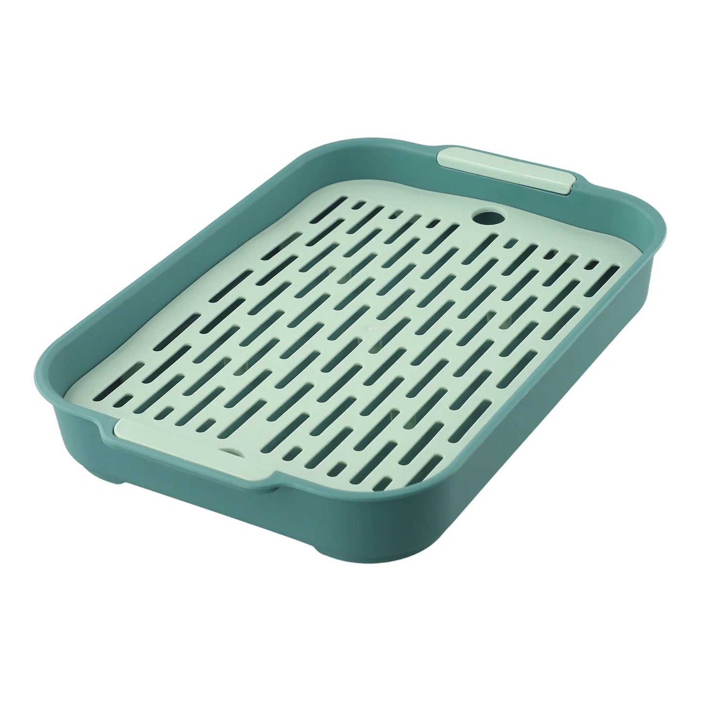 Tálca Nyúl Alomtálca Nagy Tér Sima Sarokkal Levehető Kialakítás 27x18,5x4cm Kék Kisállat Kiképzéshez Kisállat Kiképzéshez