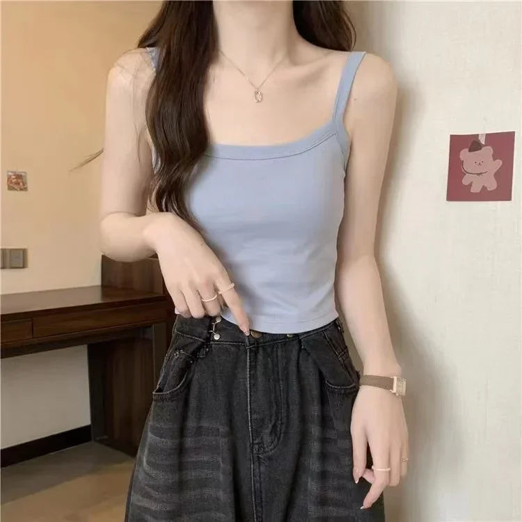 Crop Top Női Szexi Ujjatlan Felsők Divat Női Fehérnemű Női Kamiszole Lány Alap Póló Mellény Fehérnemű Melltartók Tube Topok Forró