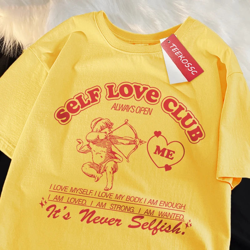 Self Love Club Fun Cupid Férfi Női Pólók