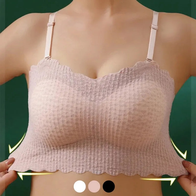 Szexi láthatatlan melltartócső felsők pánt nélküli melltartók varrat nélküli melltartó vezeték nélküli esküvői melltartó push up alsónemű női fehérnemű