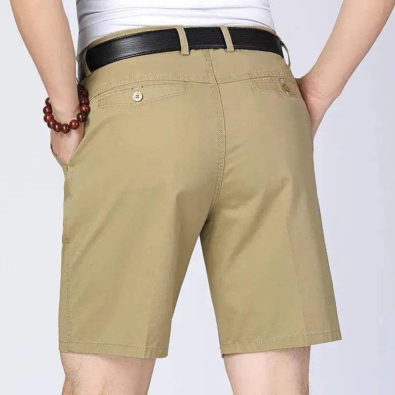 100% pamut rövidnadrág férfiaknak, térdig érő boardshorts, klasszikus márkájú, kényelmes ruházat, strandnadrág, férfi rövid nadrág