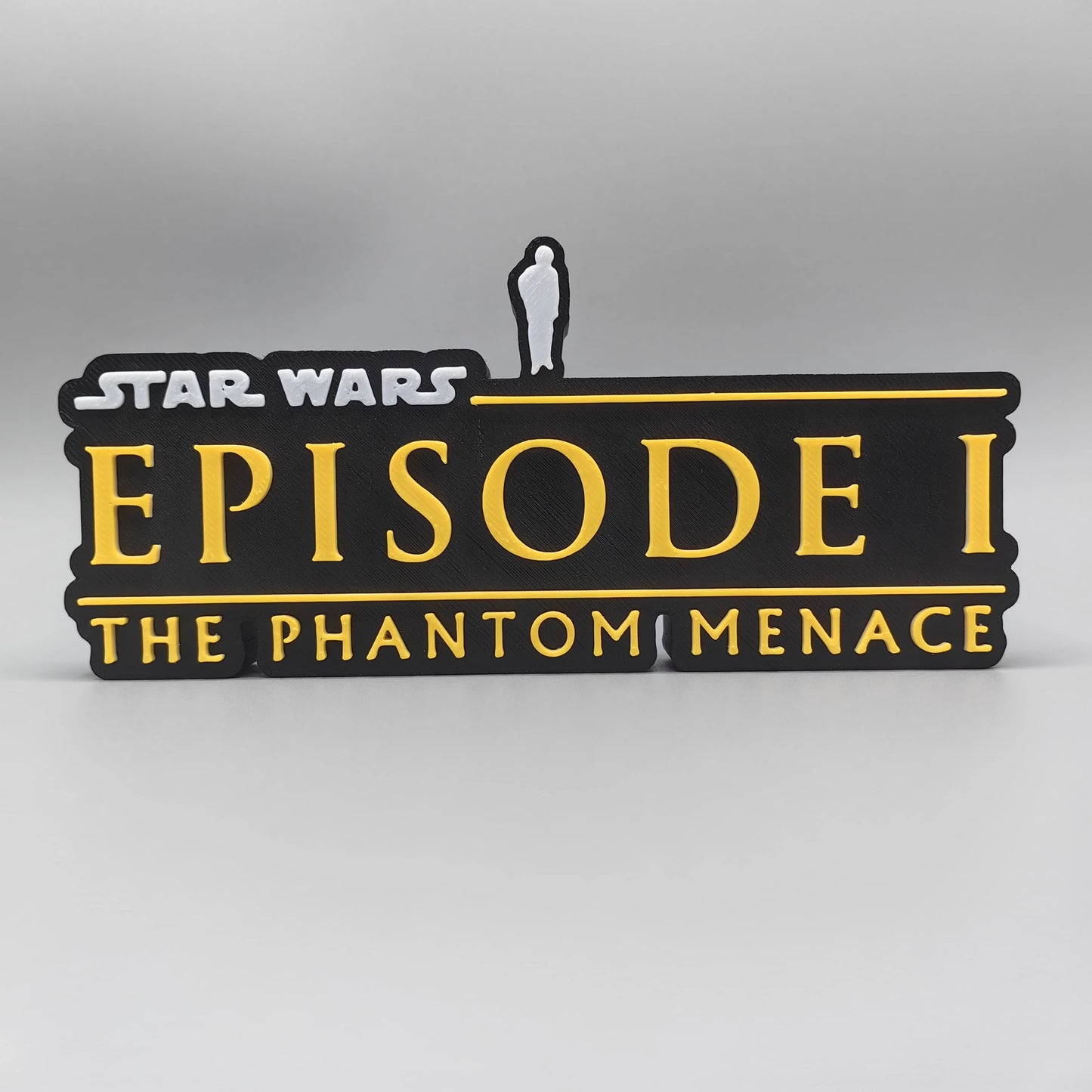 ÚJ Stock 3D nyomtatású Star Wars filmsorozat Star Wars logó sztereoszkopikus betűtípus álló tábla névtábla modell játékok gyűjtemény ajándék