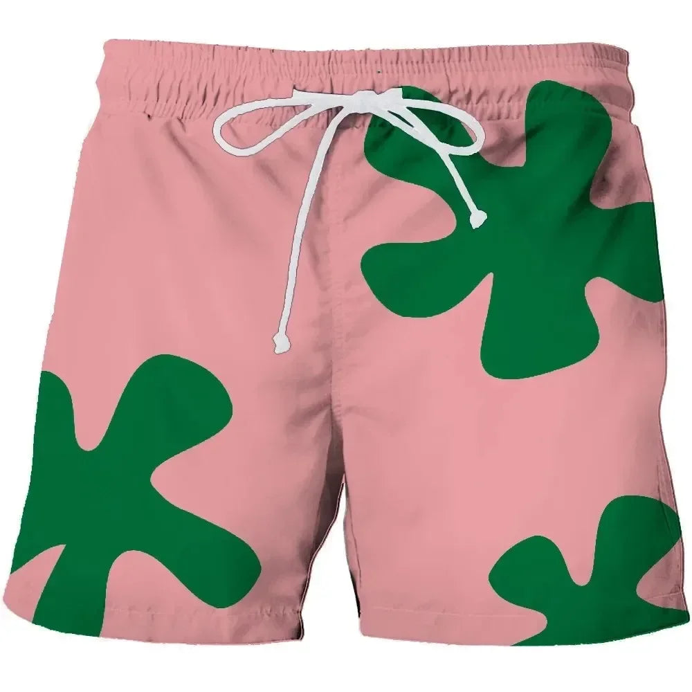 3D Anime Nyári Új Patrick Star Board Rövidnadrágok Trunks Gyorsan Száraz Rövidnadrág Férfi Rövid Nadrágok