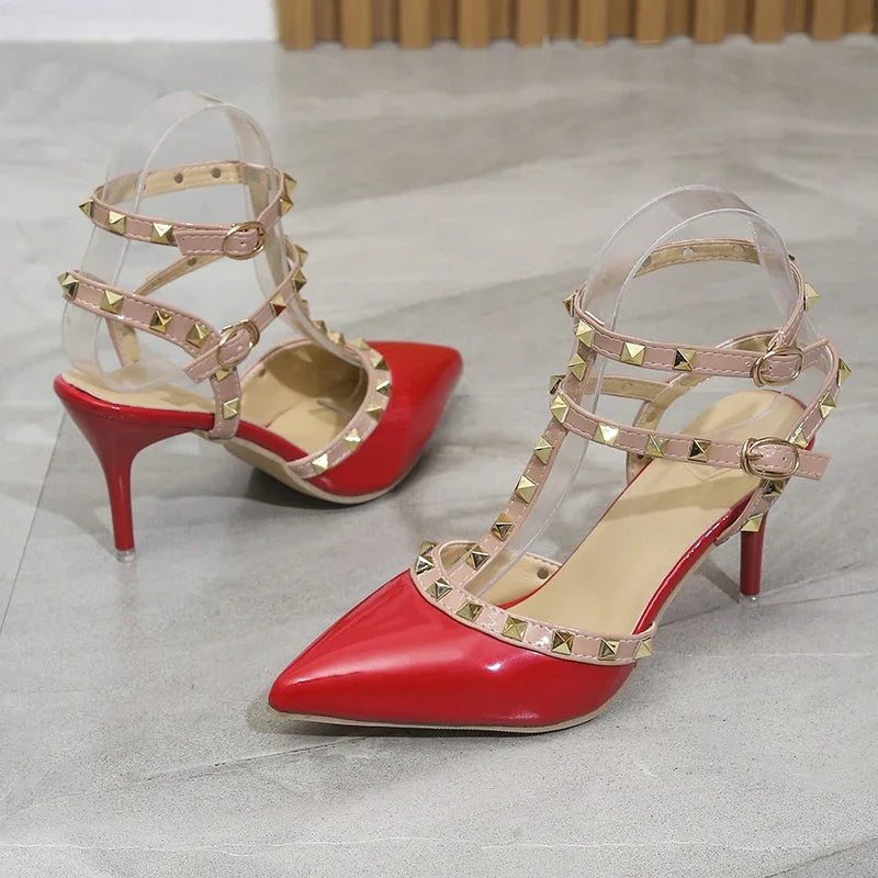 Cipők Női 2022 Nyári Női Magassarkú Valentin Napi Cipők Női Hegyes Orrú Pumps Női Cipő Zapatos Chaussure Femme