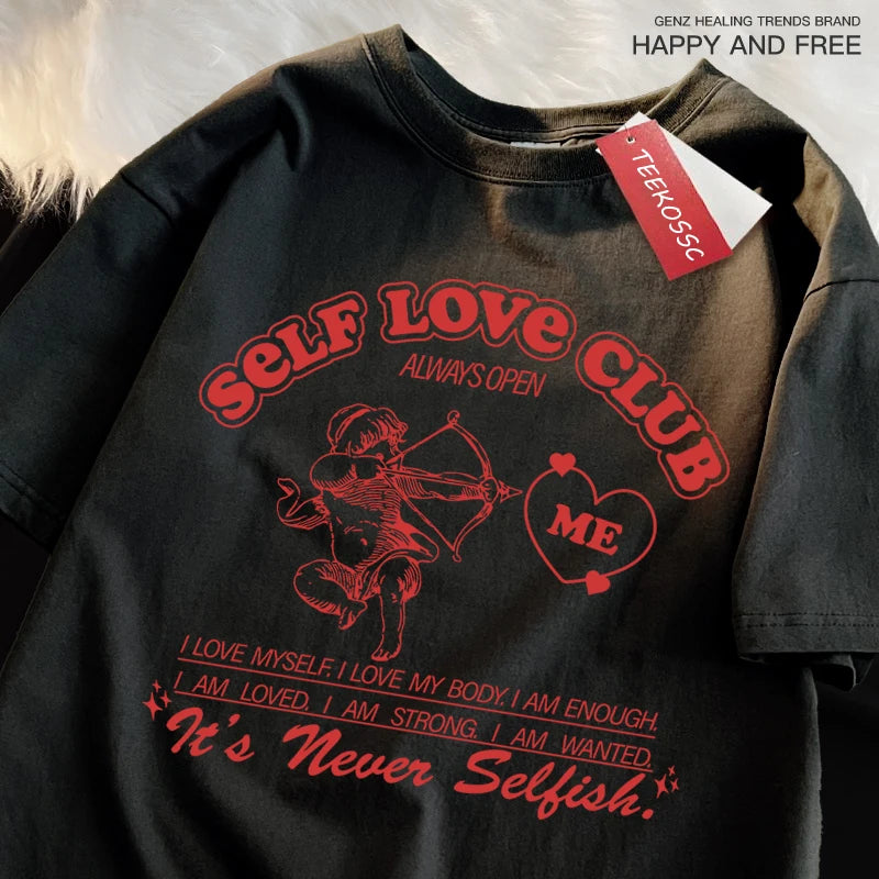 Self Love Club Fun Cupid Férfi Női Pólók