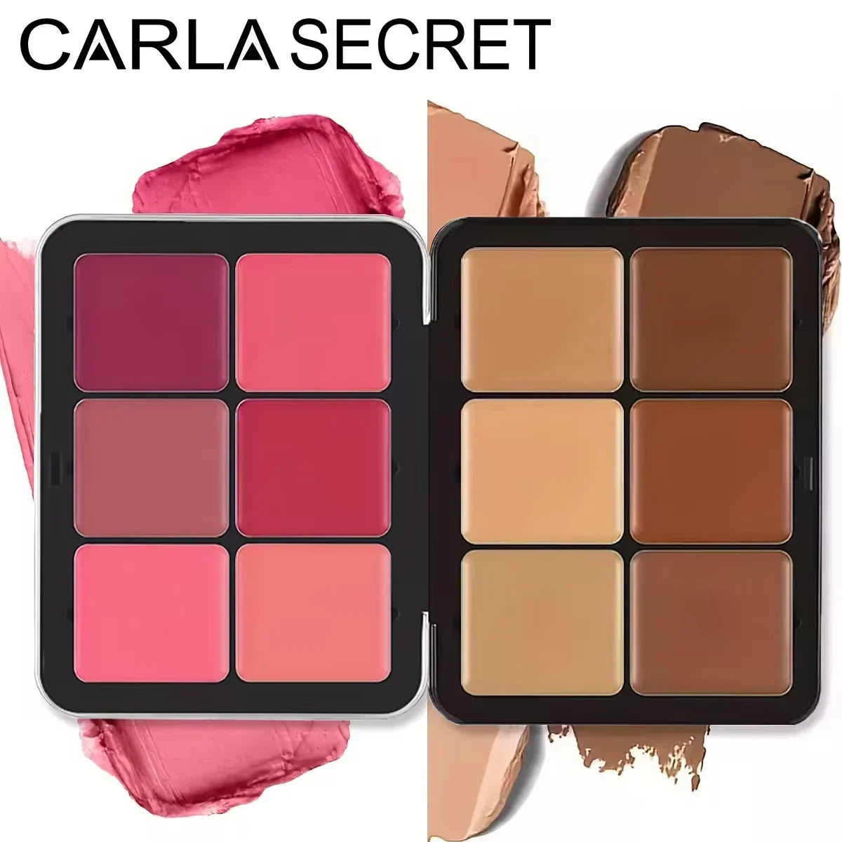 12 színű korrektor és pirosító paletta Matt és highlighter kontúr smink pirosító paletta