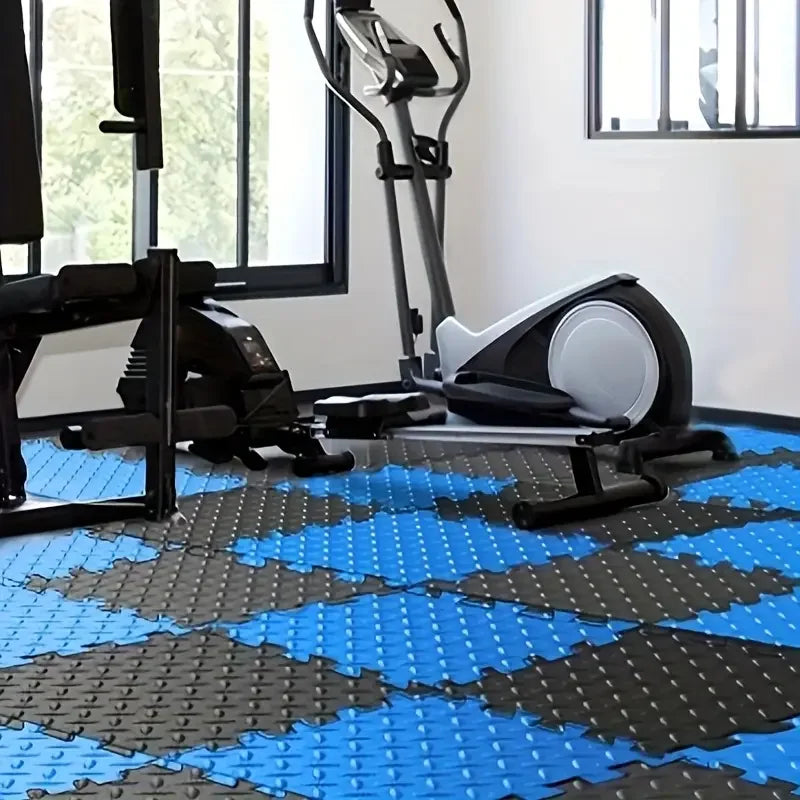 20 darabos kirakós fitneszszőnyeg, kétoldalas, egymásba illeszthető habszivacs padlószőnyeg, EVA csúszásmentes szőnyeg, jóga- és fitneszeszközökhöz alkalmas