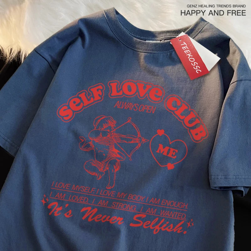 Self Love Club Fun Cupid Férfi Női Pólók