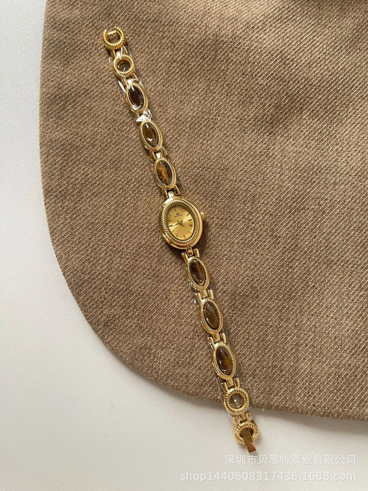 Luxus órák nőknek, elegáns, zöld ékszerek, jade kvarc karkötő, ajándék nőknek, divatos női ruhaóra