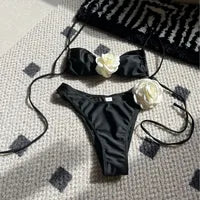 Új, egyszínű, fehér bikini női öltöny, alacsony derekú, fűzős, divatos, kétrészes fürdőruha szett