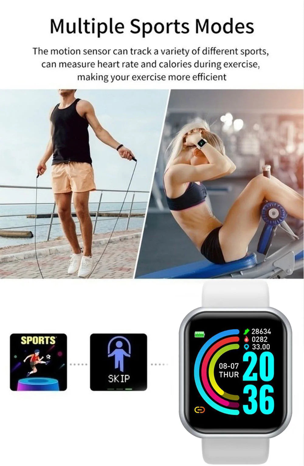 Okosóra nőknek, férfiaknak, Bluetooth-os telefonlejátszó, zene, fitnesz, sport karkötő, alvásfigyelő, digitális órák