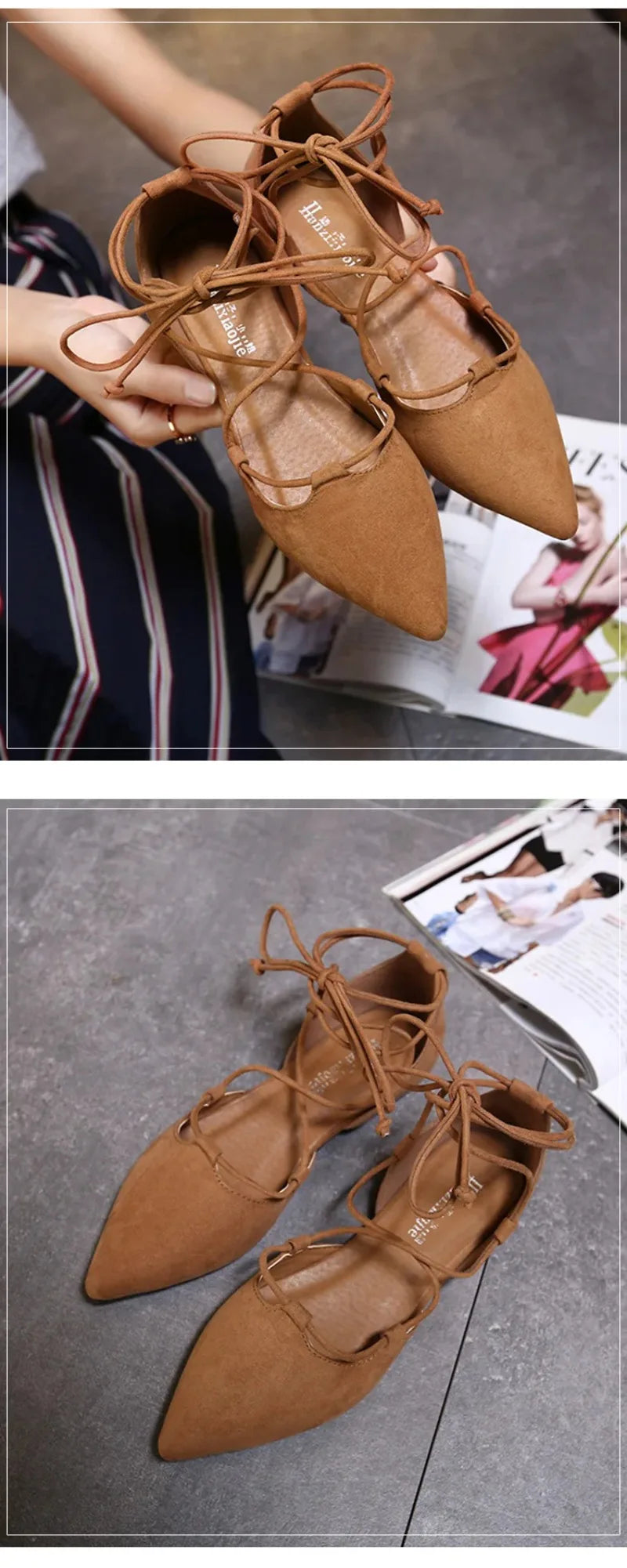 Új női cipők, divatos, hegyes hegyű római szandálok, gyönyörű csipke, üreges kivágású alkalmi cipők, női designer cipők, Zapatos Mujer