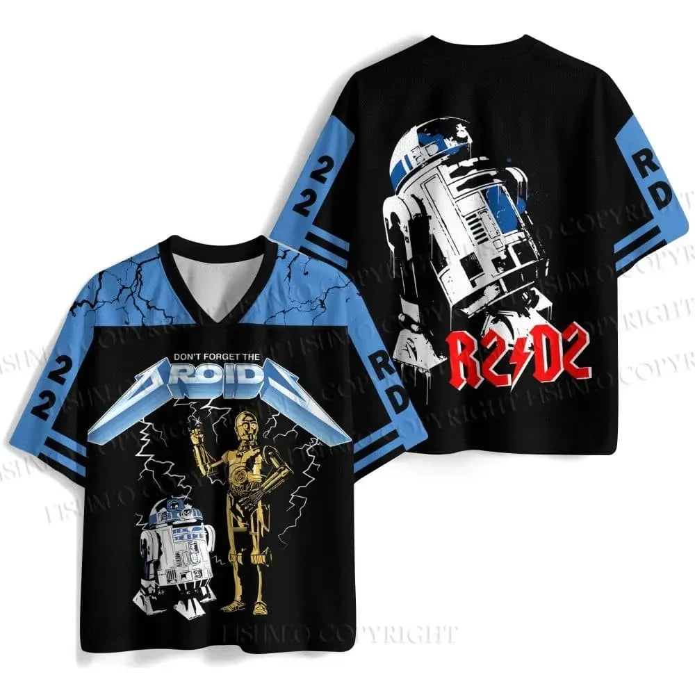 Star Wars klasszikus filmes logós gyerek póló, retró, utcai viselet, rövid ujjú, V-nyakú, unisex hiphop, hétköznapi rajongói felső