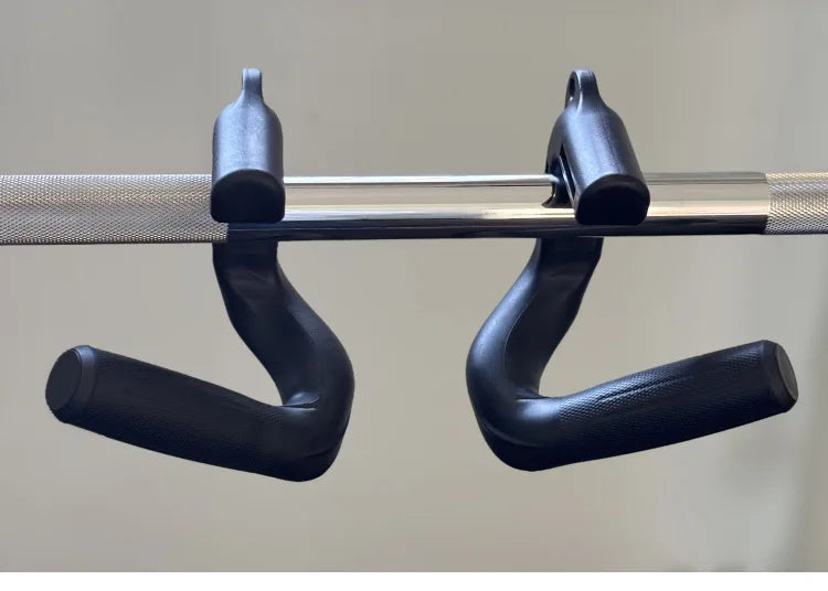 1 pár 45°-os fitnesz markolat, multifunkcionális fogantyú, nagy nyílású kialakítású markolatok húzódzkodáshoz, felhúzáshoz, evezős erőnléti felszerelésekhez