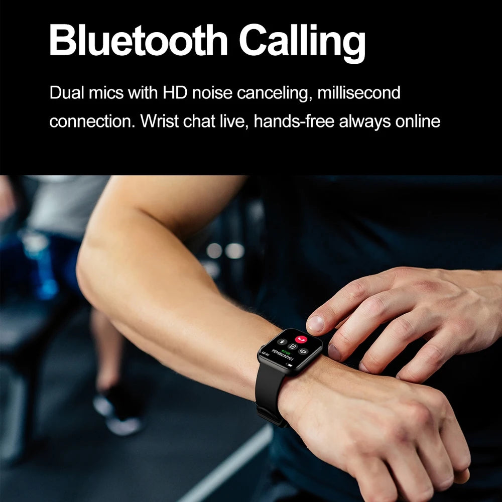 Új okosóra nőknek, teljes érintőképernyős, Bluetooth hívás, vízálló órák, sport fitneszkövető, okosóra hölgyeknek, Reloj Mujer
