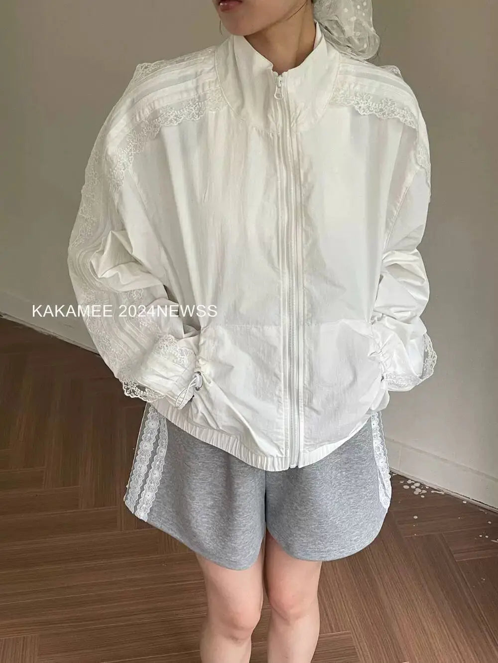 Koreai őszi laza túrakabát, lezser, laza, dögös, divatos, utcai viselet, sport, vízálló, kültéri dzseki, női dzseki