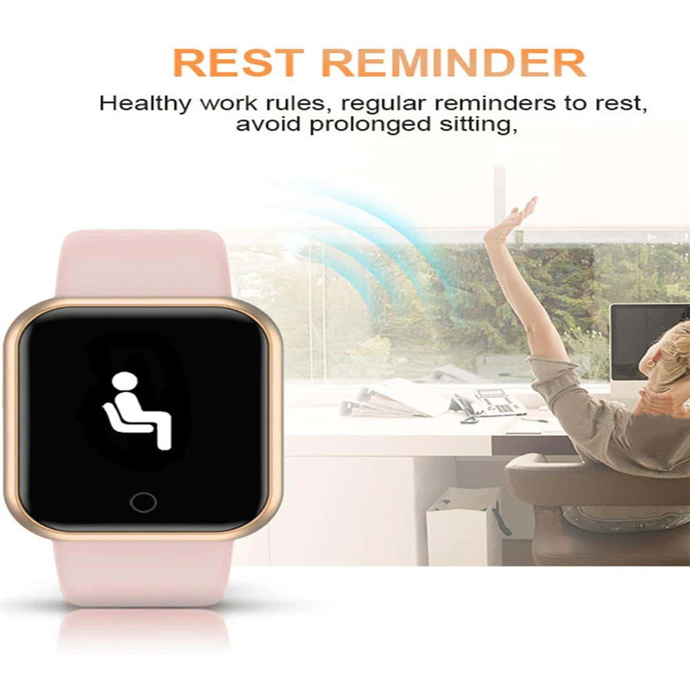 Okosóra nőknek, férfiaknak, Bluetooth-os telefonlejátszó, zene, fitnesz, sport karkötő, alvásfigyelő, digitális órák