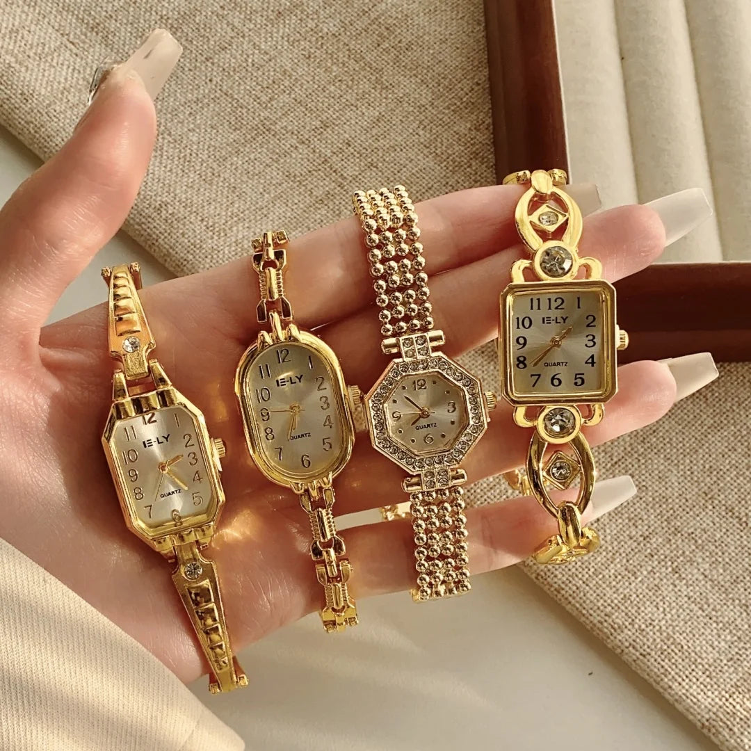 Női karórák Top márkájú luxus karórák női divatos arany karkötős óra női elegáns óra női montre femme