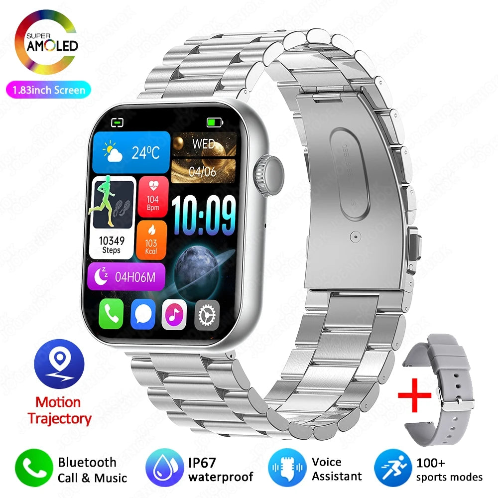 Új okosóra nőknek, teljes érintőképernyős, Bluetooth hívás, vízálló órák, sport fitneszkövető, okosóra hölgyeknek, Reloj Mujer