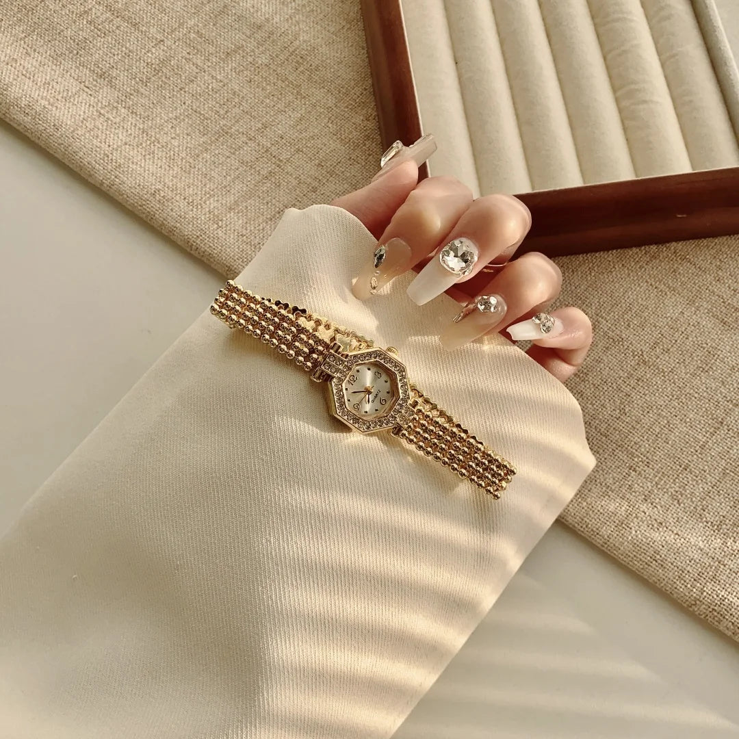 Női karórák Top márkájú luxus karórák női divatos arany karkötős óra női elegáns óra női montre femme
