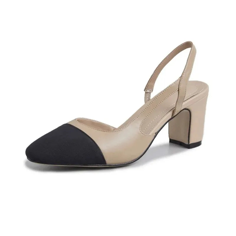 2026 új női cipők divatos szögletes fejű magas sarkú szandálok női elegáns francia alkalmi cipők designer cipők Zapatos Mujer